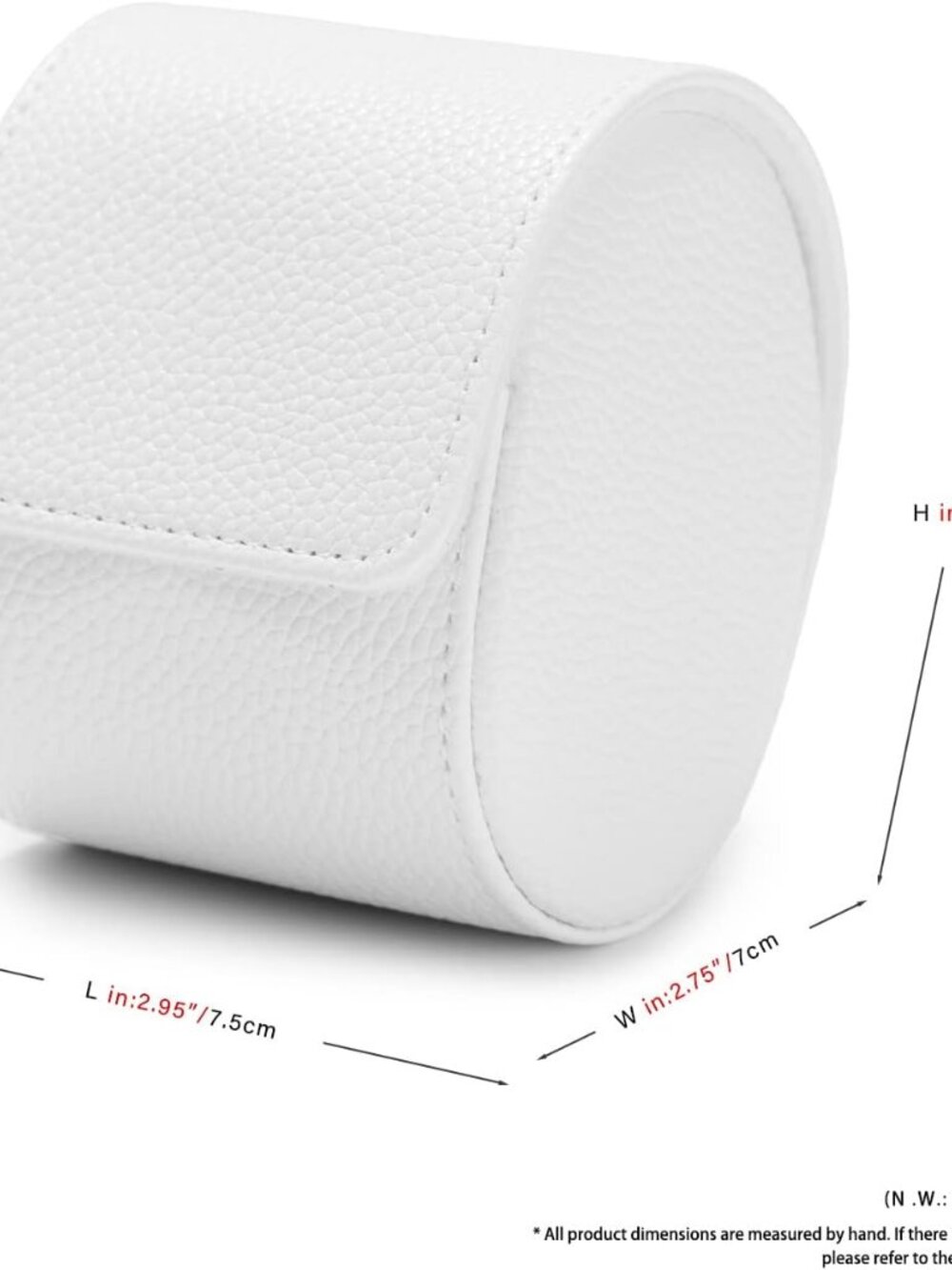 Single Watch Case Portable Travel Watch Roll Box for Women and Men | Handcrafted View 2
